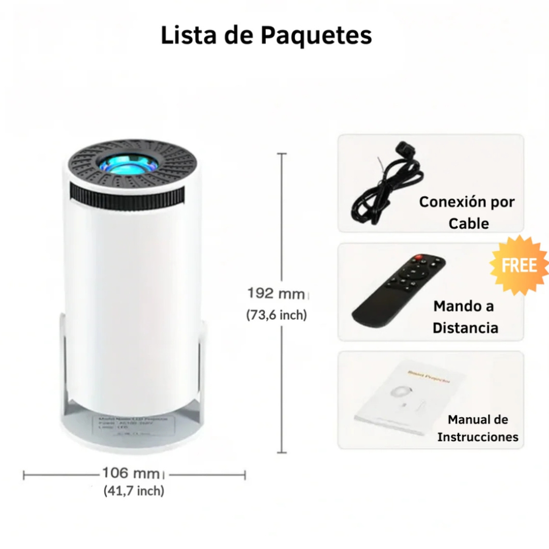 Proyector cinematográfico portátil