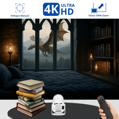 Proyector cinematográfico portátil